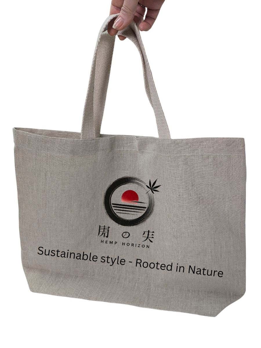 Shizen rustic hemp tote bag Hemp_Horizon