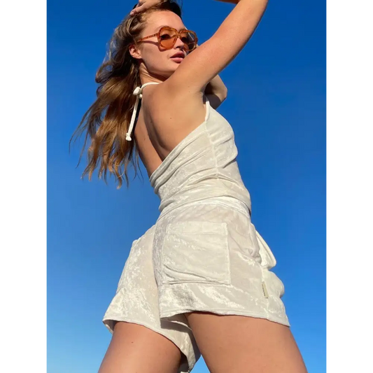 Hemp Bamboo Velour Booty Shorts - Hemp Horizon