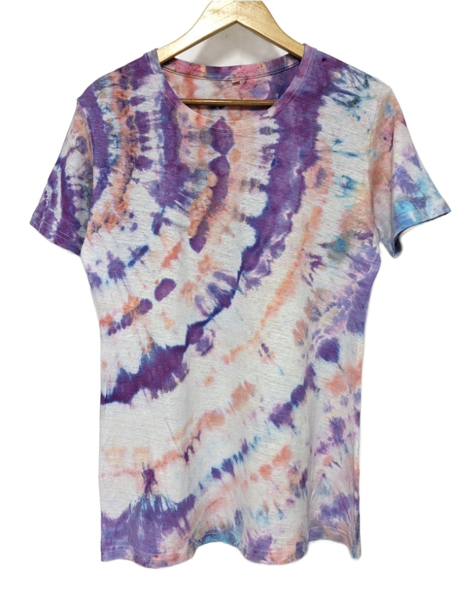 Hemp organic cotton purple womens fit t'shirt - Hemp Horizon