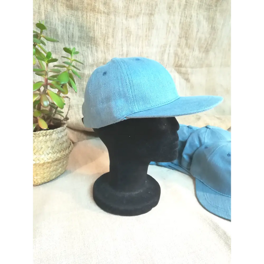 Pure Hemp snapback - Blue twill - Hemp Cap