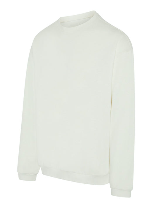 Hemp and bamboo white sweatshirt - Hemp Horizon