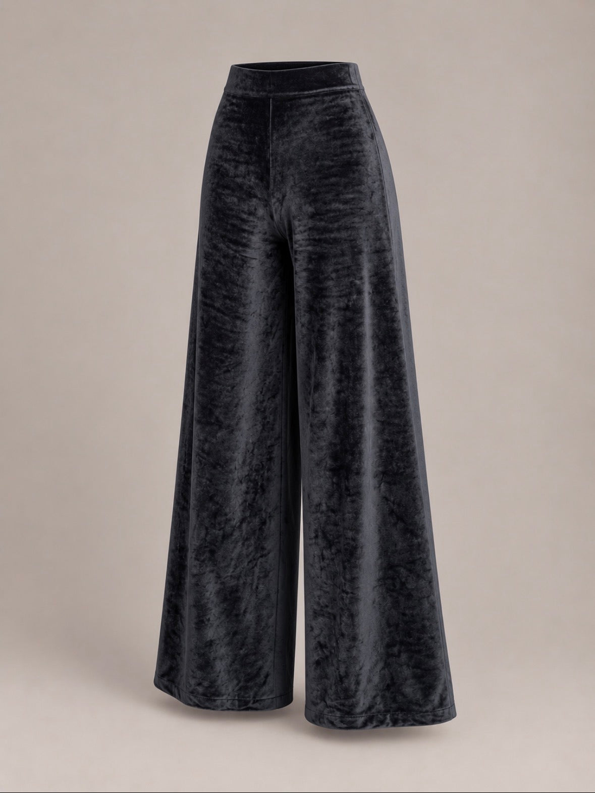 Pantalones anchos elásticos de terciopelo Carys