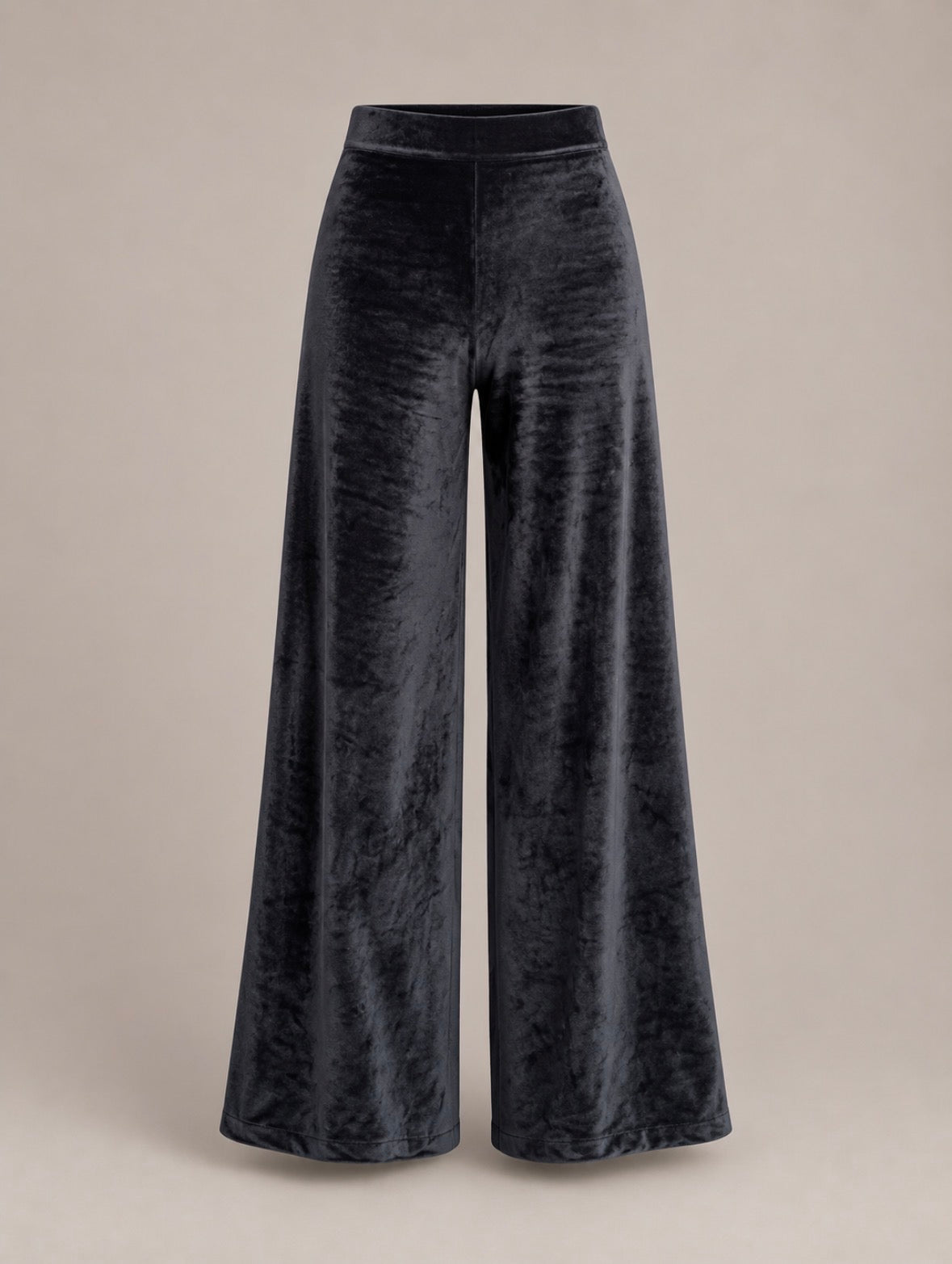 Pantalones anchos elásticos de terciopelo Carys