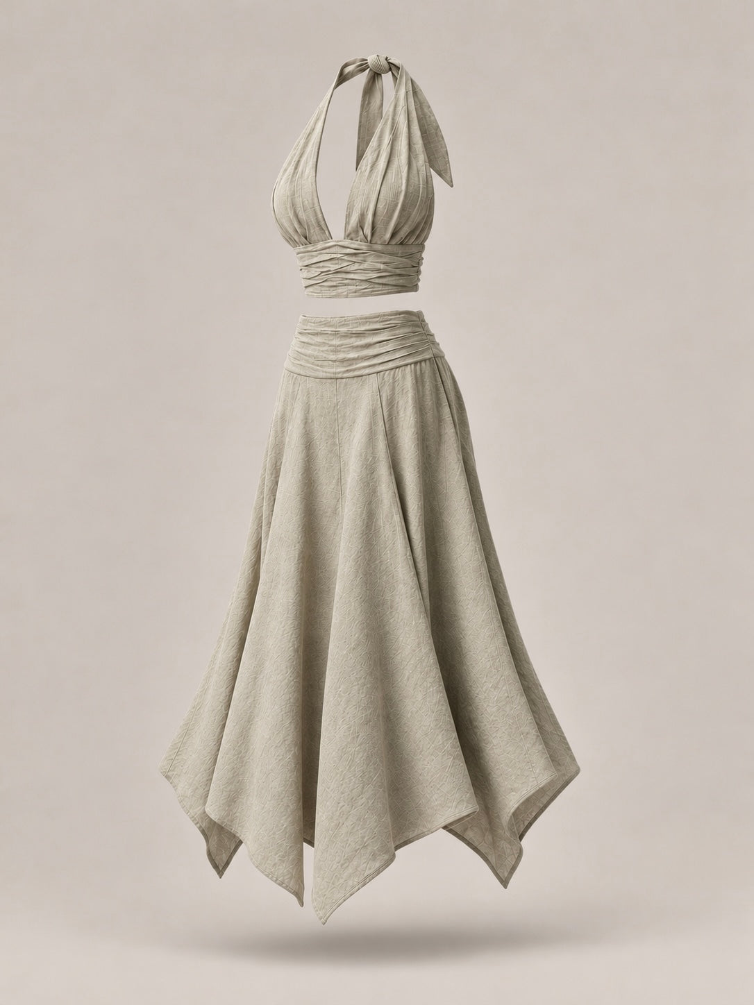Hemp Crop Top & Skirt Set – Plant Dyed