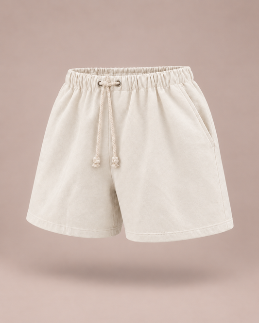 Pantalones cortos de felpa de cáñamo para mujer Suki
