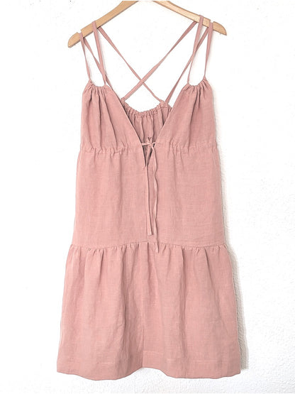 Hemp Linen gathered dress - Hemp Horizon