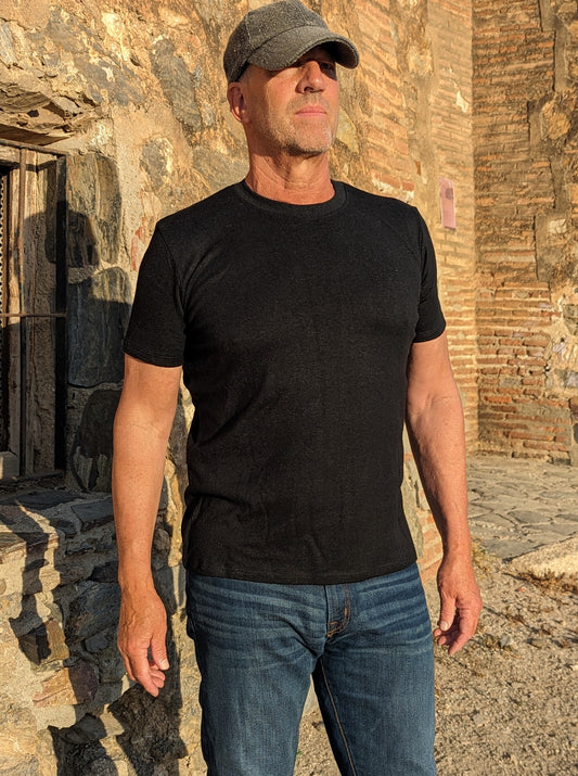 Luxurious pure unisex hemp t-shirt