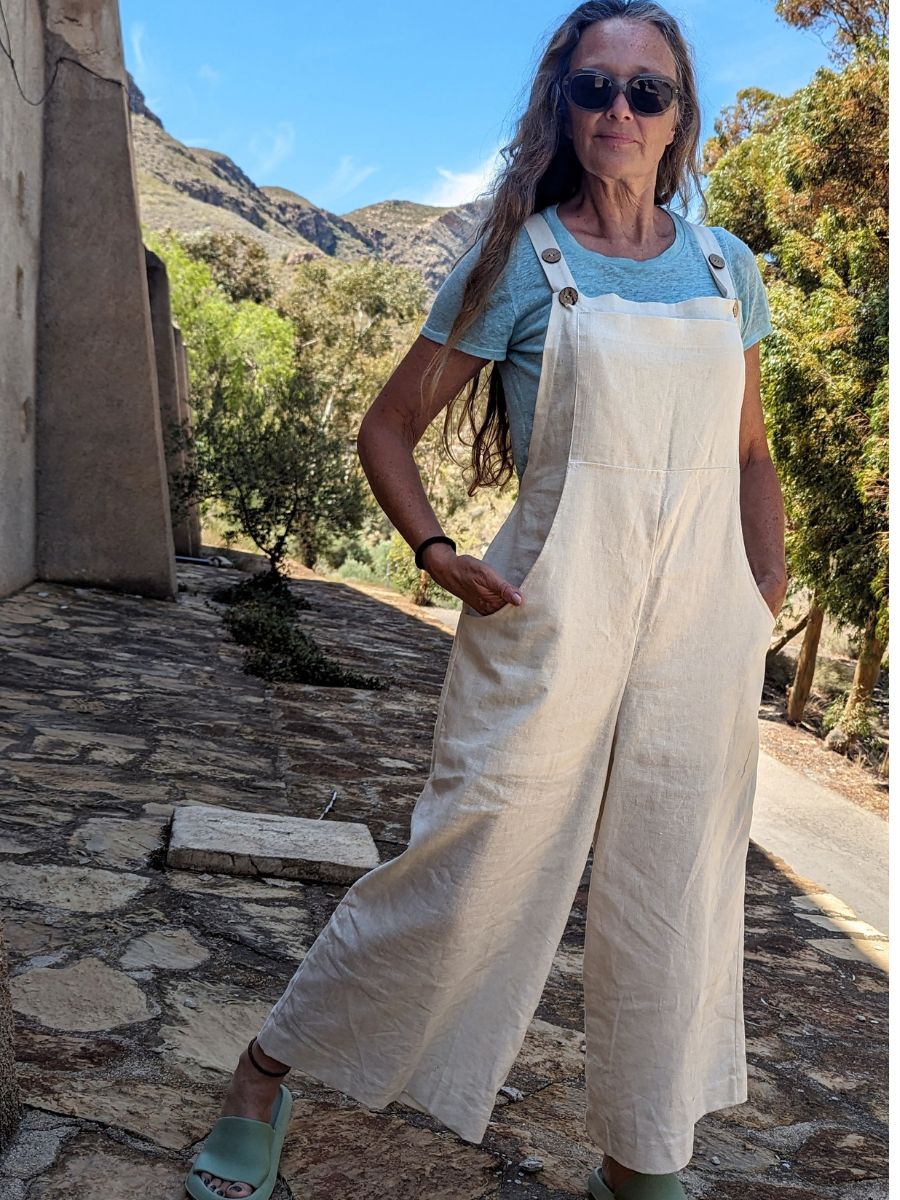 Natural hemp dungarees - Hemp Horizon