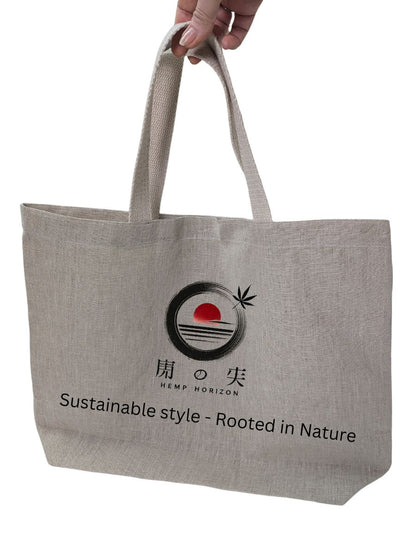 Shizen rustic hemp tote bag Hemp_Horizon