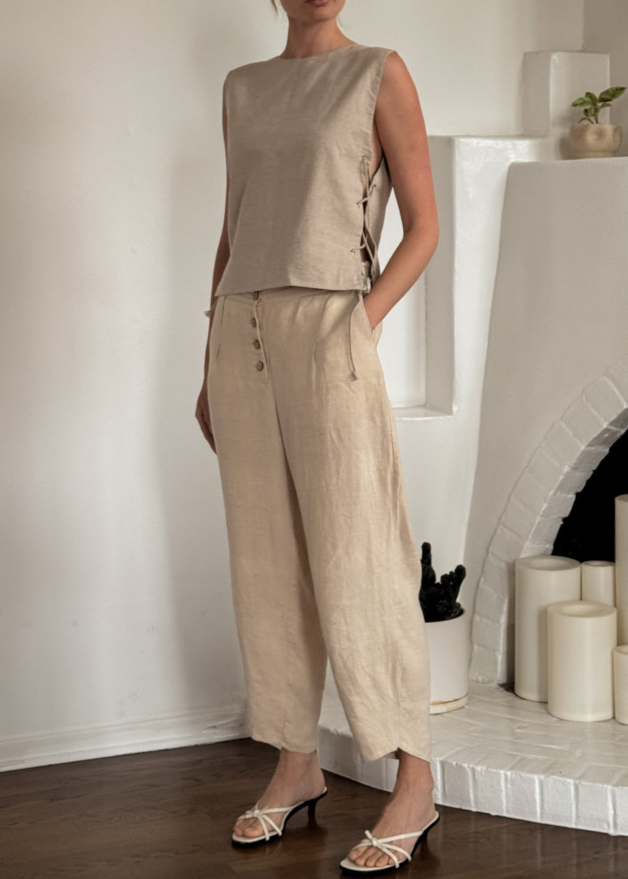 Summer loose trousers - Hemp Horizon
