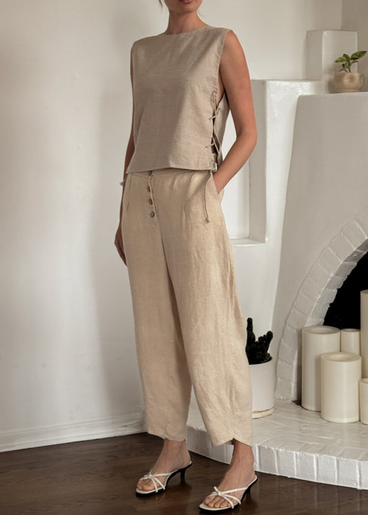 Summer loose trousers - Hemp Horizon