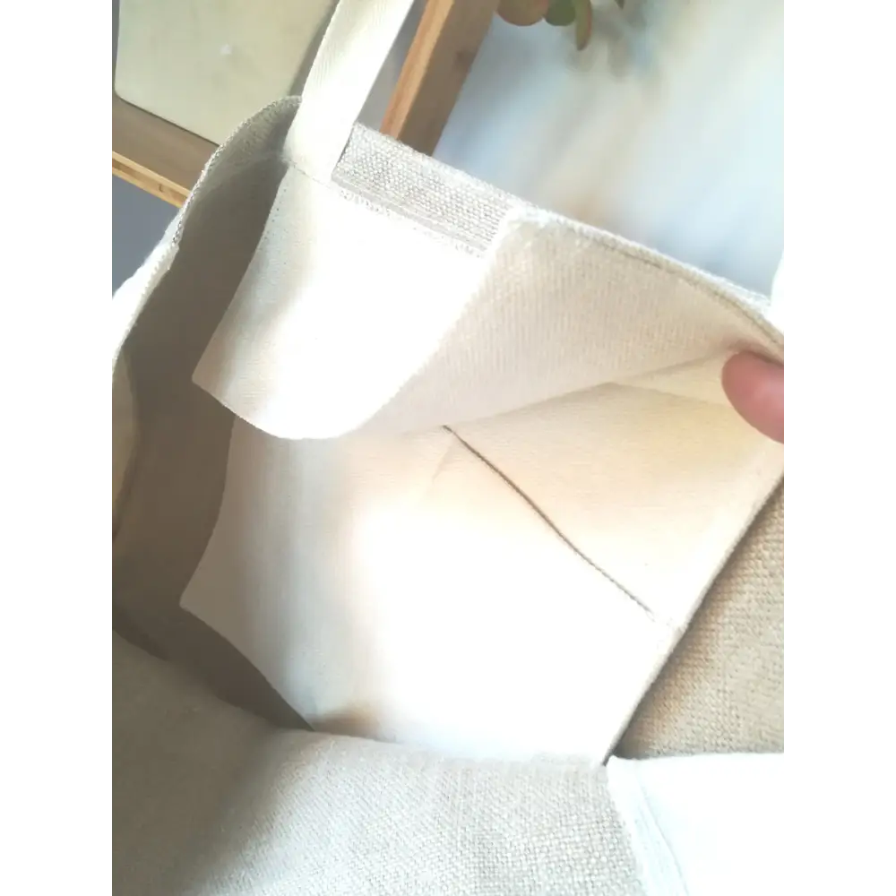 Hemp tote bag with pocket - Hemp Horizon