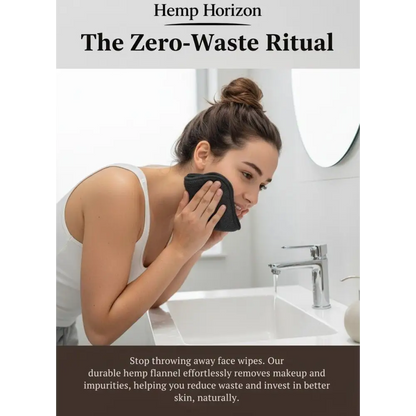 Stop_throwing_away_face_wipes._Our_durable_hemp_flannel_effortlessly_removes_makeup_and_impurities_helping_you_reduce_waste_and_invest_in_better_skin_naturally. Hemp Horizon