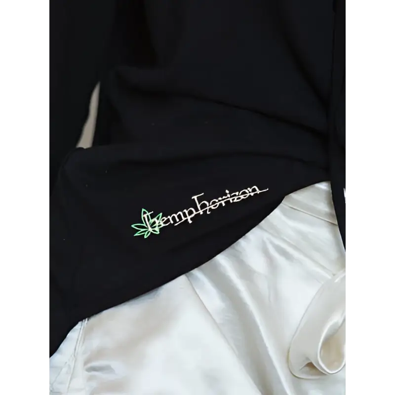 Hemp lace-up top - Hemp Horizon