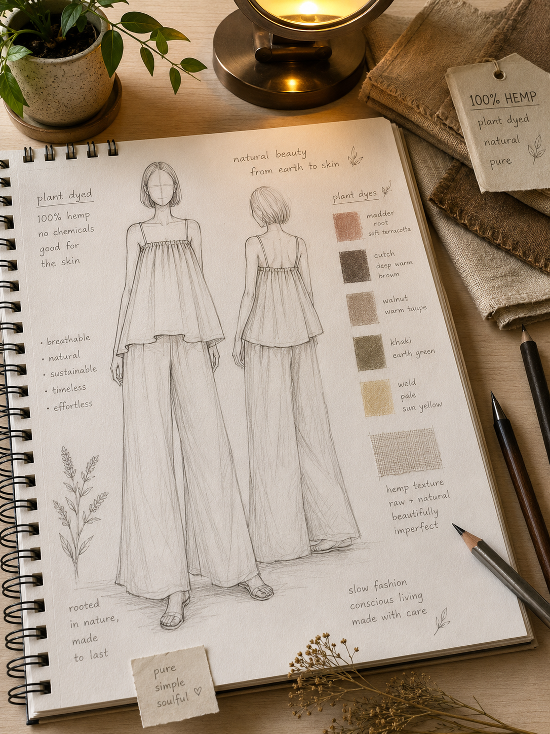 The Dandelion Set — Plant Dyed | Coming Soon