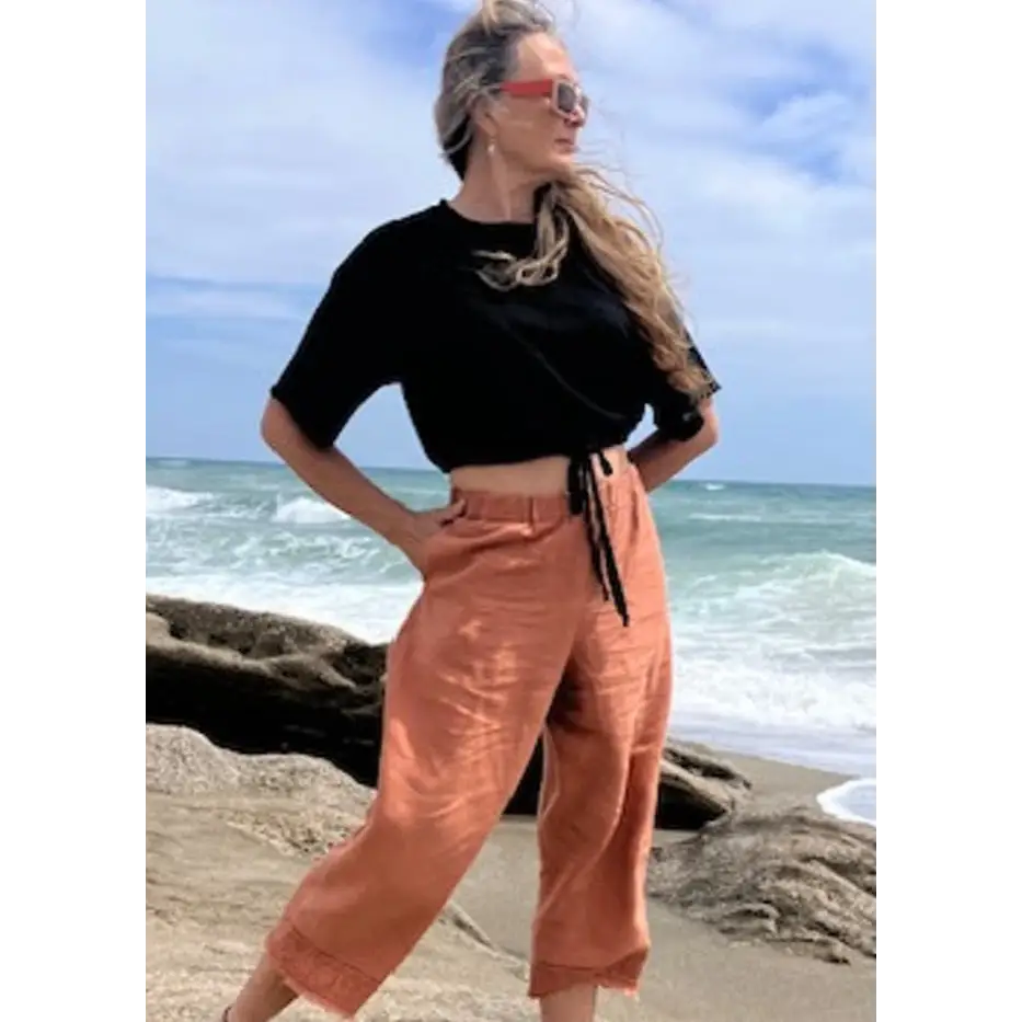 Hemp black bubble top - Hemp Horizon