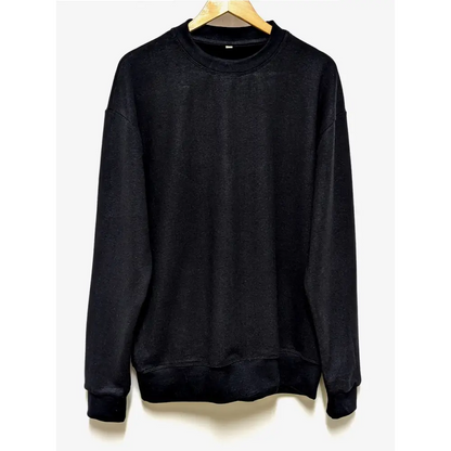 Black Hemp bamboo sweatshirt - Hemp Horizon