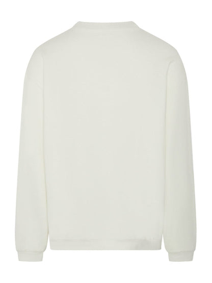 White Hemp and bamboo sweatshirt - Hemp Horizon