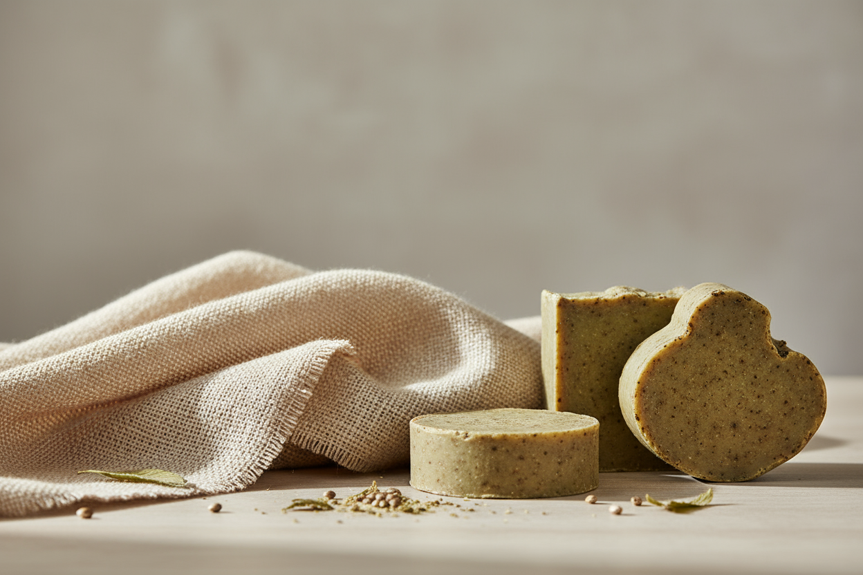 hemp flannel and hemp soap