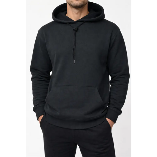 Black_hemp and organic cotton sweatshirt hoodie_Hemp Horizon