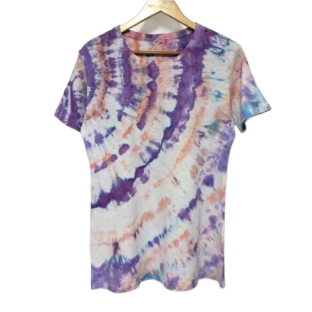 Hemp organic cotton purple womens fit t'shirt - Hemp Horizon