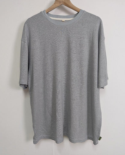 Grey_oversized_tee - Hemp Horizon