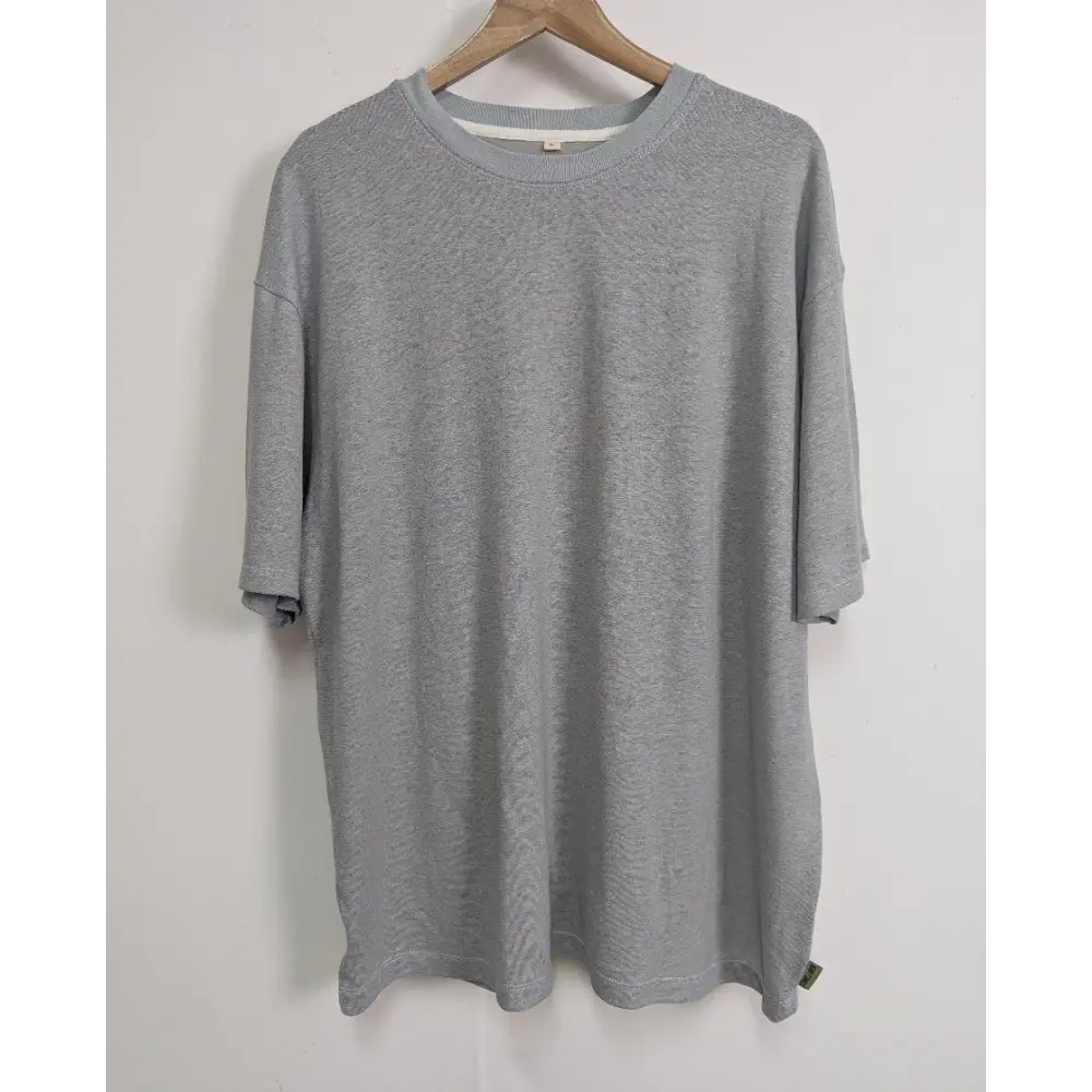 Grey_oversized_tee - Hemp Horizon