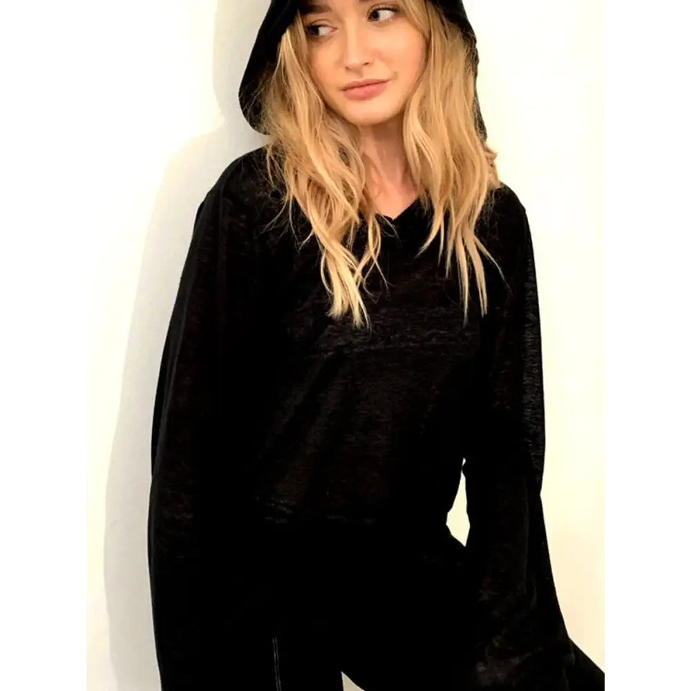 Hemp sheer sweatshirt hoodie - Hemp Horizon