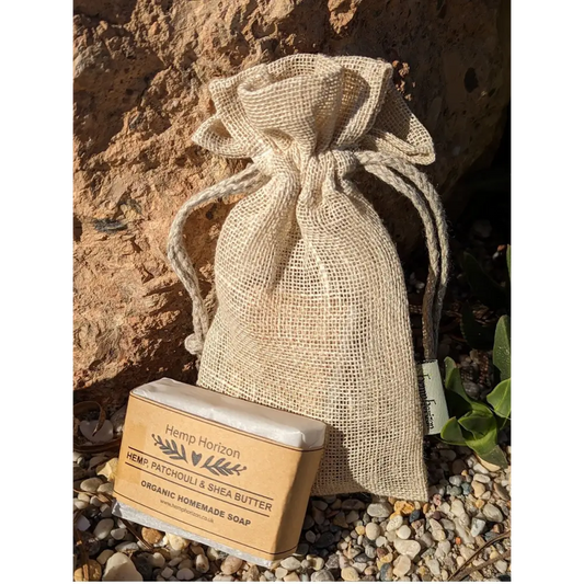 Hemp soap and natural bag - Hemp Horizon