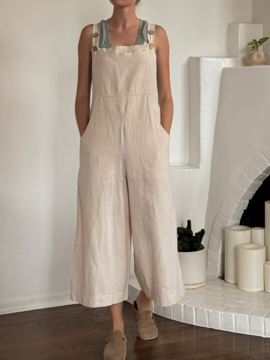 Natural comfortable dungarees - Hemp Horizon