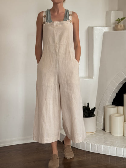Natural comfortable dungarees - Hemp Horizon