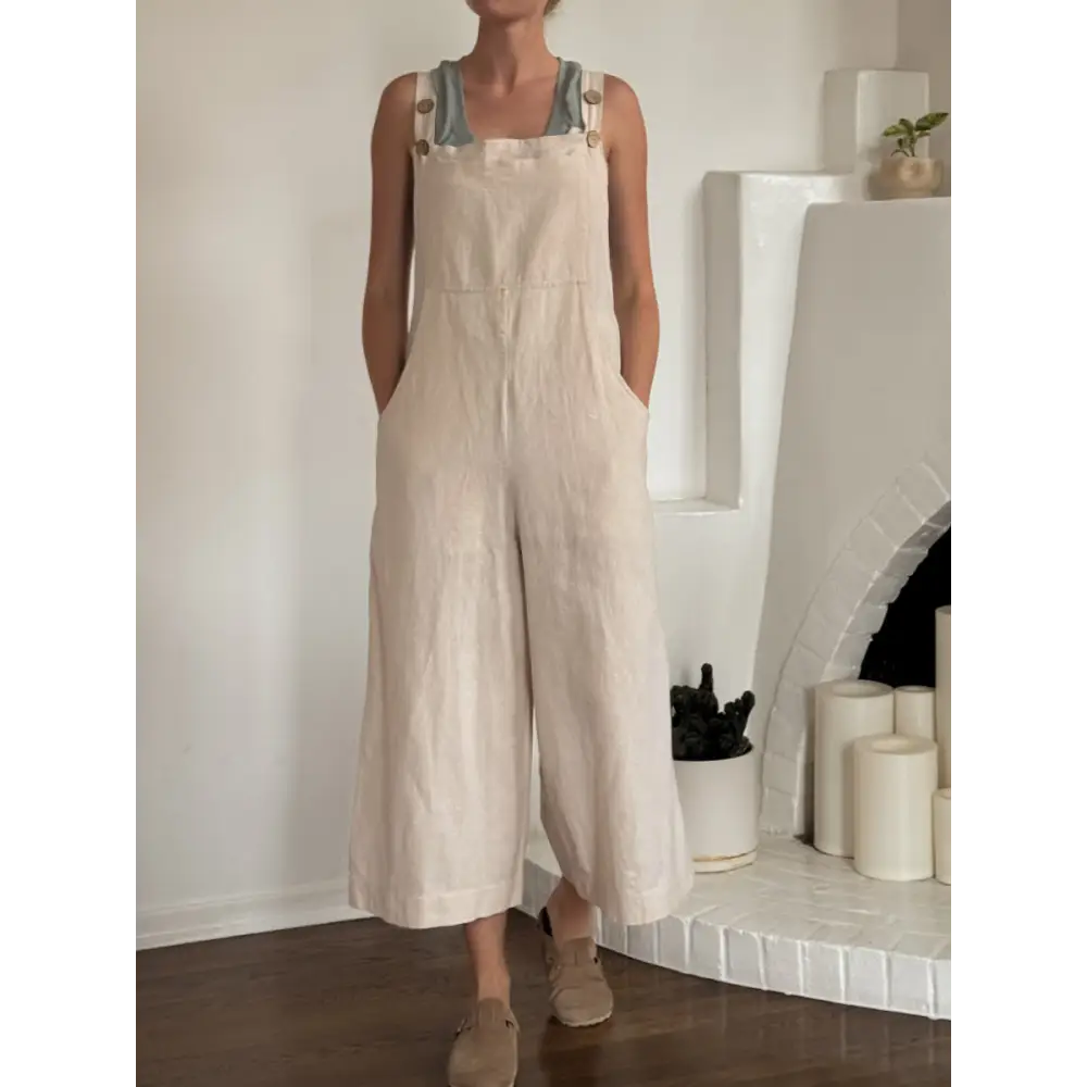 Natural comfortable dungarees - Hemp Horizon