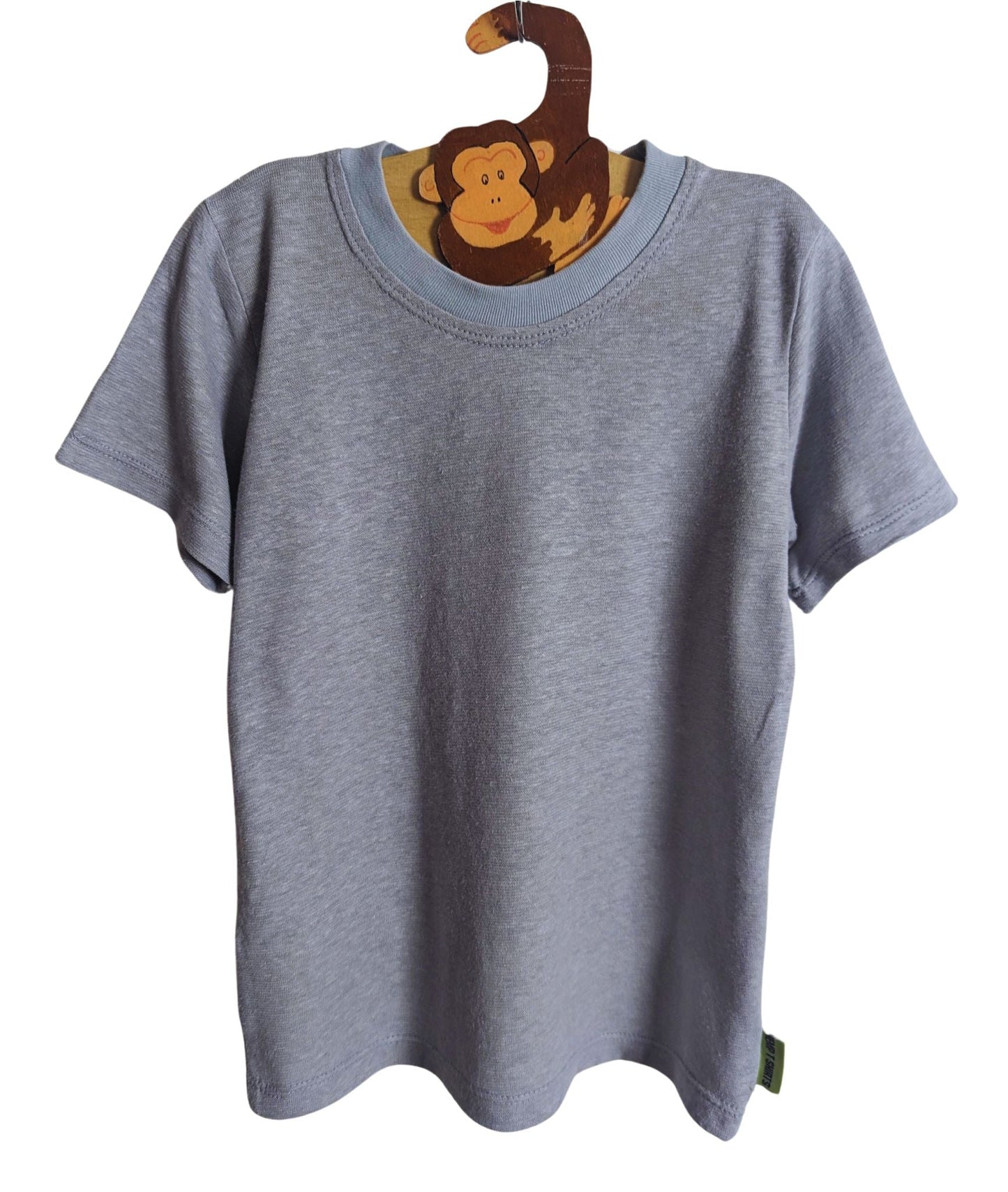 Kids Hemp t-shirts - Grey / 4-5 yrs - Hemp T-shirt