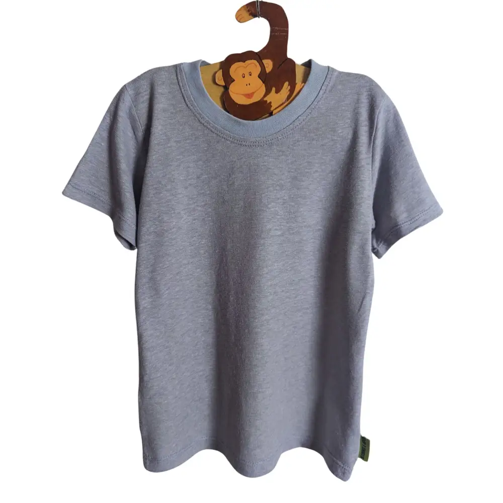 Kids Hemp t-shirts - Grey / 4-5 yrs - Hemp T-shirt