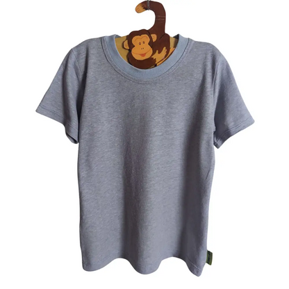 Kids Hemp t-shirts - Grey / 4-5 yrs - Hemp T-shirt