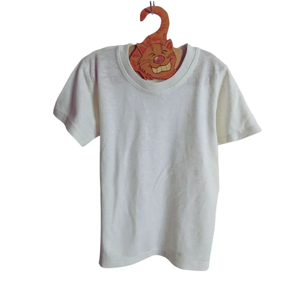 Kids Hemp t-shirts - White / 4-5 yrs - Hemp T-shirt