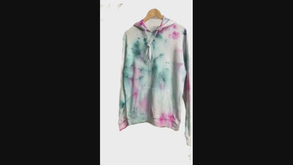 Ice dyed sweatshirt hoodie - Hemp Horizo
