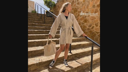Hemp Kimono dress jacket - Hemp Horizon