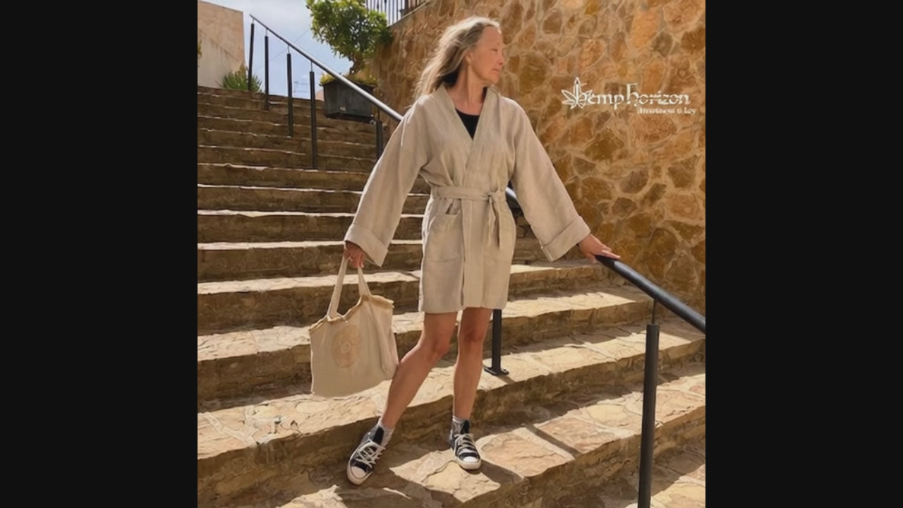 Hemp Kimono dress jacket - Hemp Horizon
