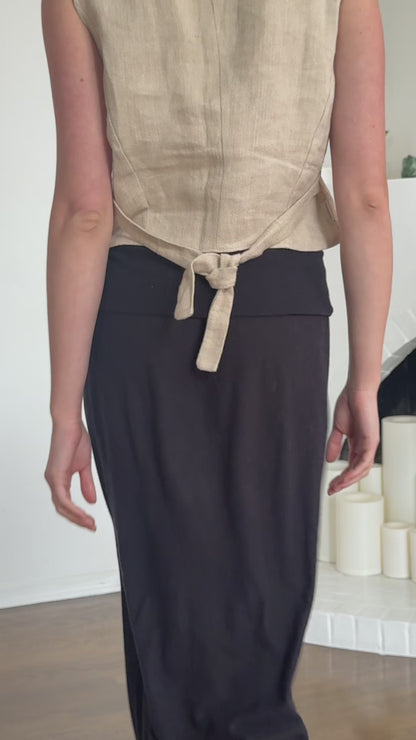 Annie Hemp waistcoat