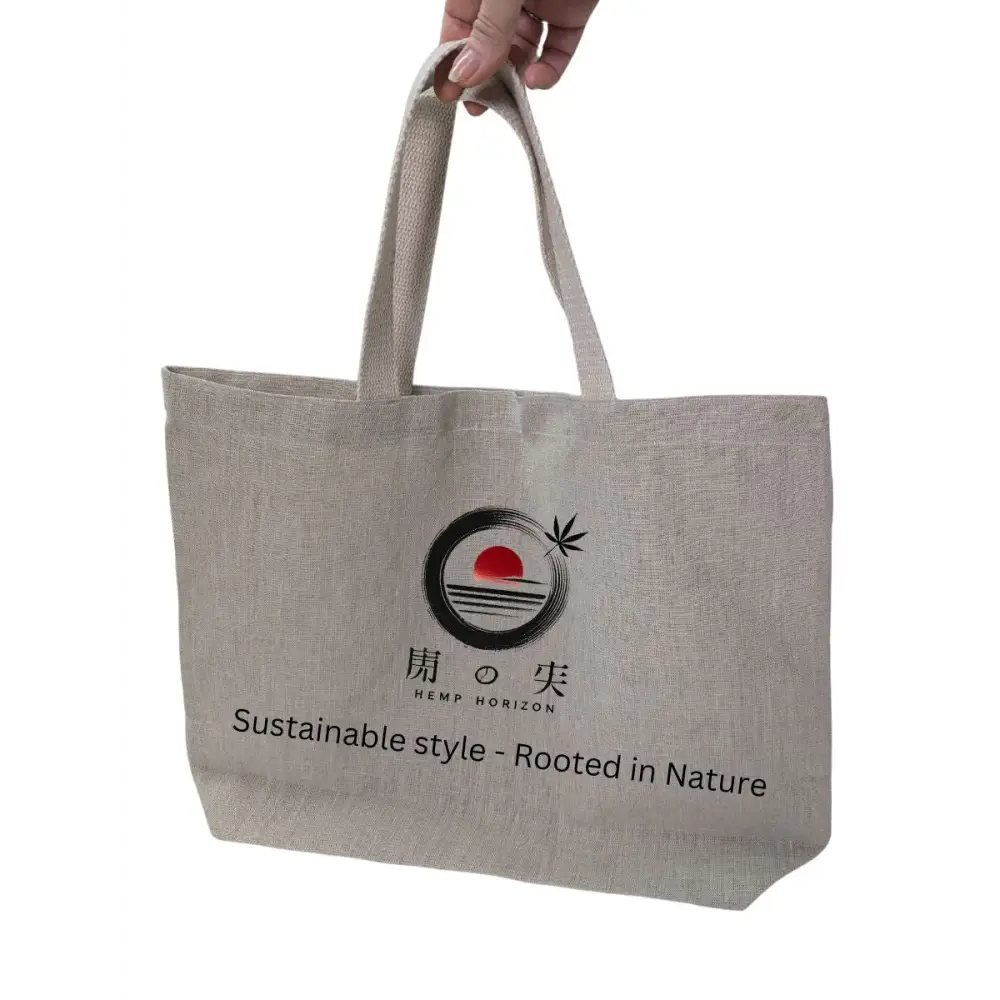 Shizen rustic hemp tote bag Hemp_Horizon