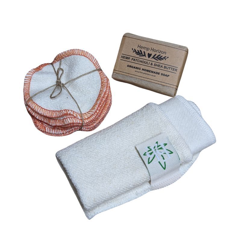 Skin Care Cleansing Kit Made From Hemp - Face set