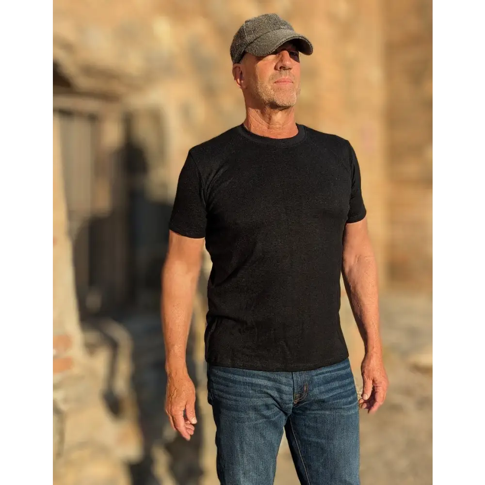 Black hemp and organic cotton t’shirts - Hemp Horizon