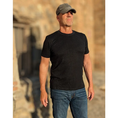 Black hemp and organic cotton t’shirts - Hemp Horizon