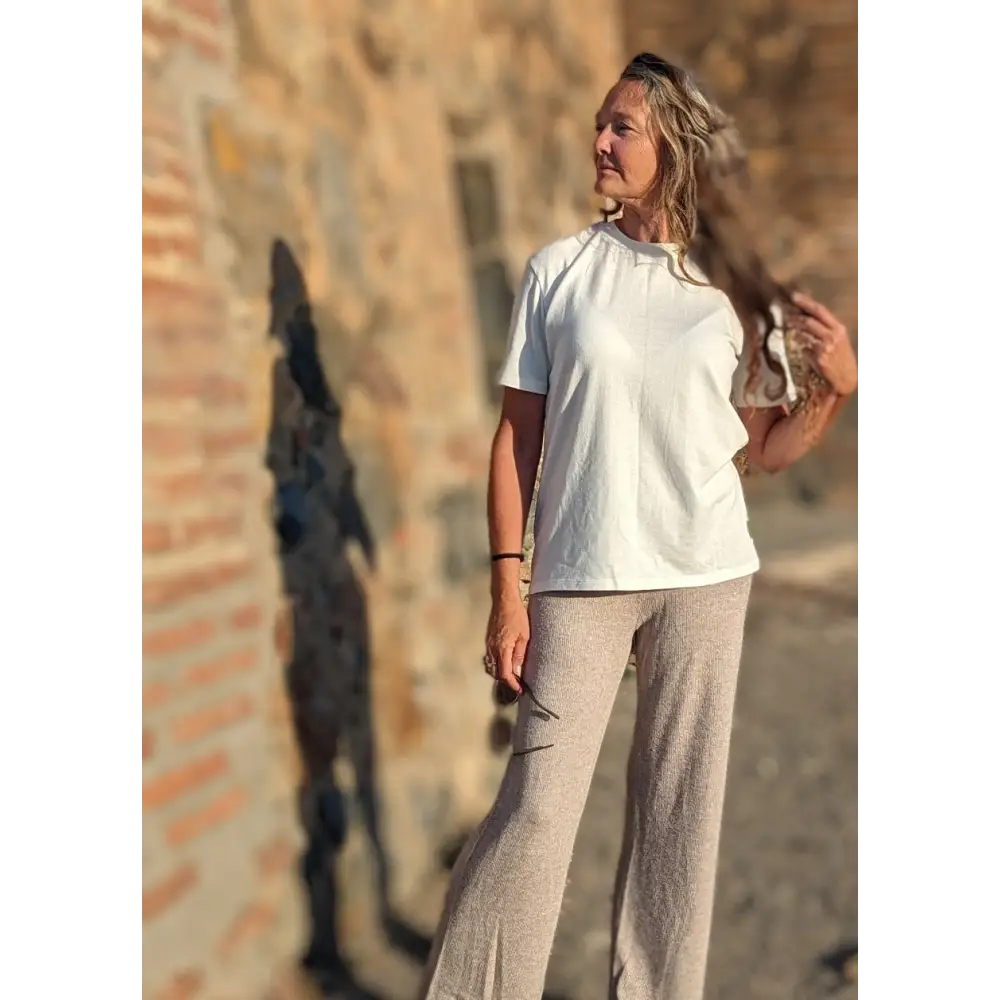 white hemp and organic cotton standard t’shirt - Hemp Horizon