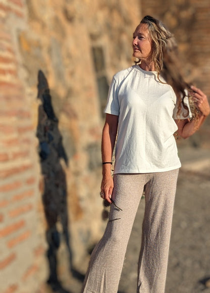 white hemp and organic cotton standard t’shirt - Hemp Horizon